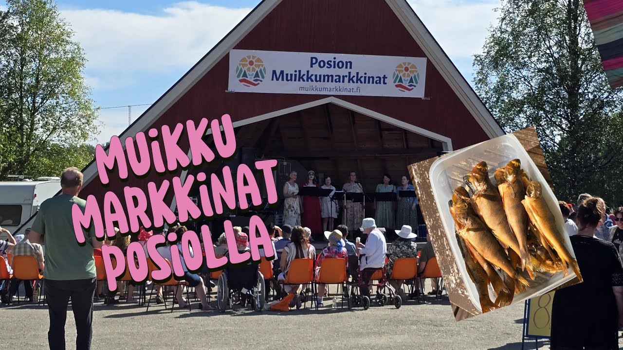 Posion muikkumarkkinat, ahvenia ja poroja 😁