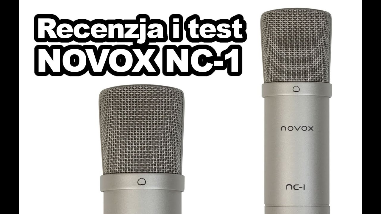 Recenzja i test NOVOX NC-1 mikrofon dla youtuber&oacute;w i gier gamę gaming