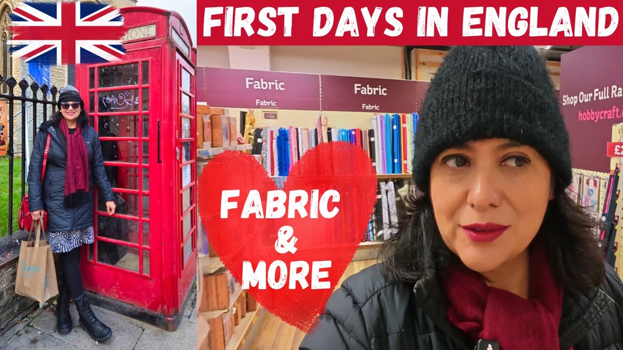 The UK said Brrr! 🥶❤️ Cold GORGEOUS Days, Fabric & sights!