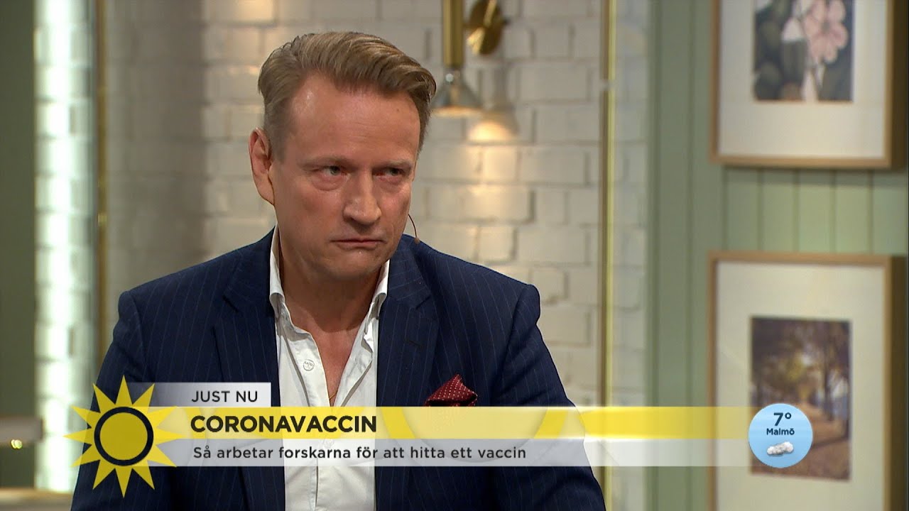 Forskare arbetar på coronavaccin: ”Har gått fortare än jag trott” - Nyhetsmorgon (TV4)