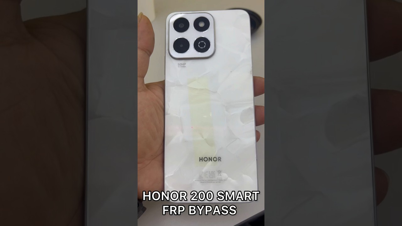 HONOR 200 SMART FRP Google PIN Lock Remove
