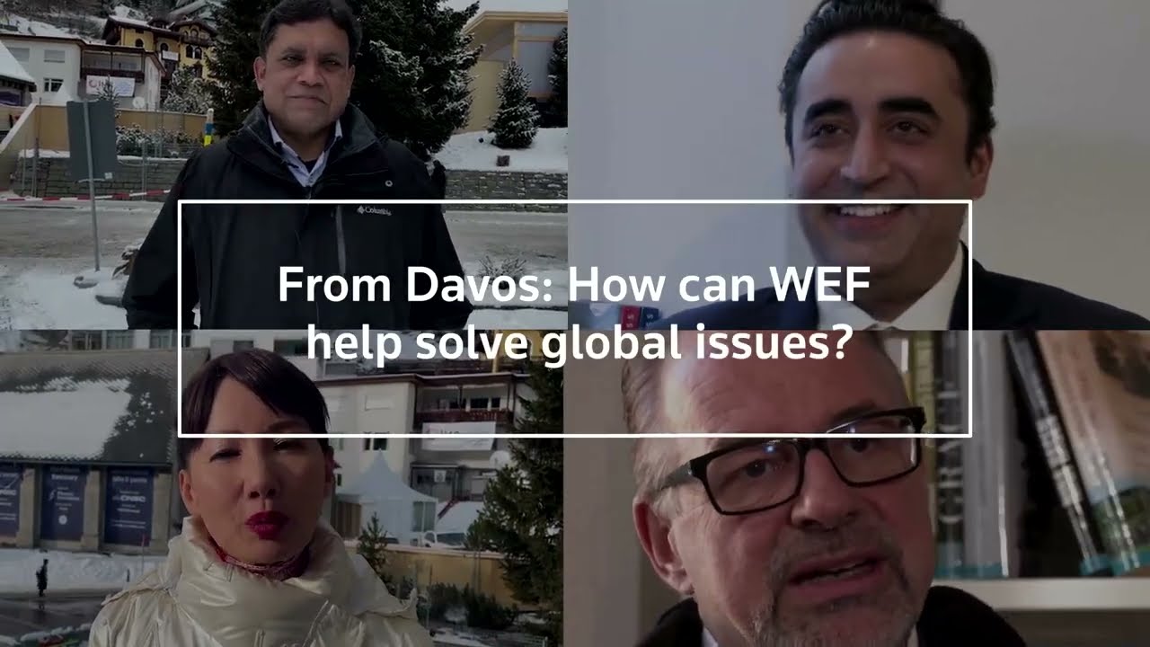 From Davos: How can WEF help solve global issues?