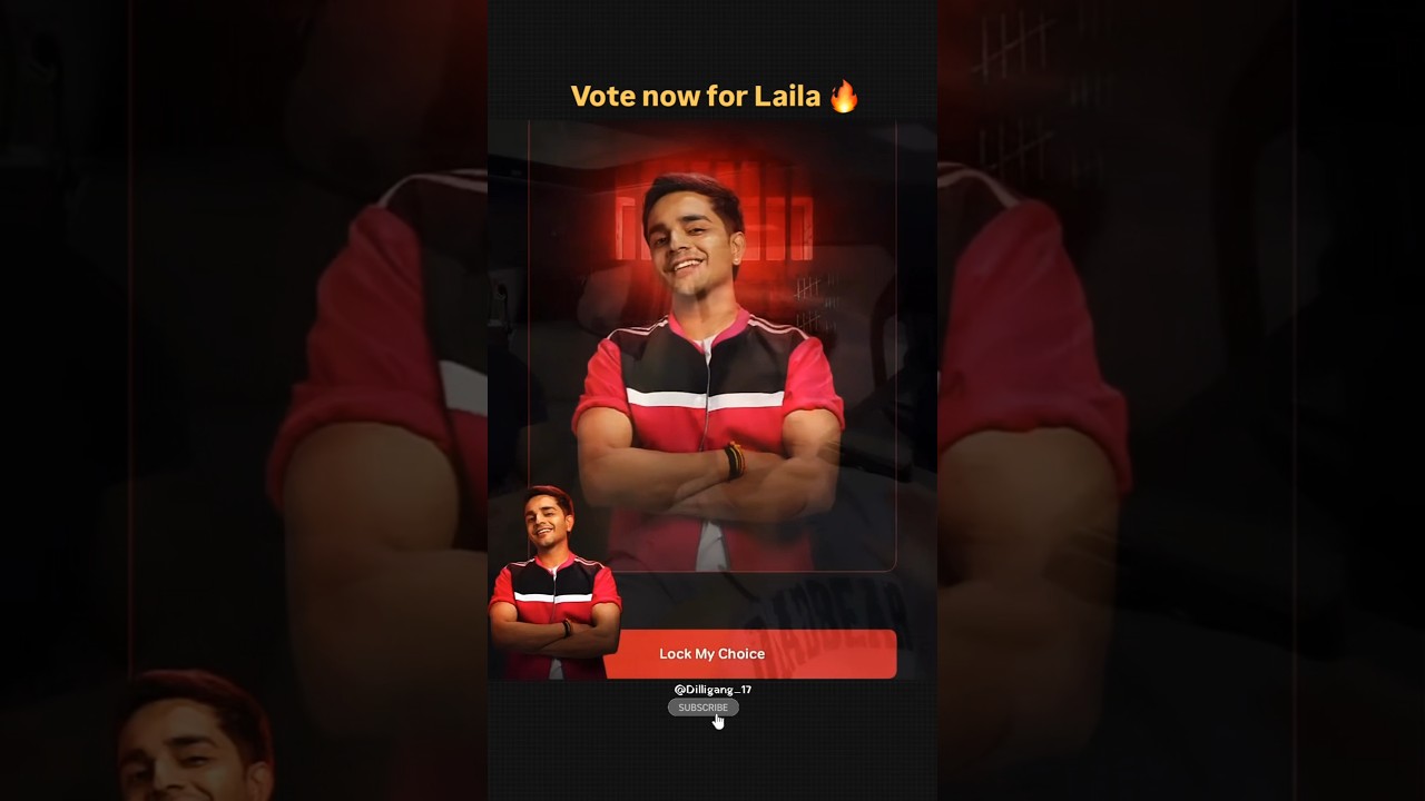 Vote now for Laila 🔥 #vote #now #for #laila #lockupp2 #voting #open #airtelthanksapp #shorts #fyp