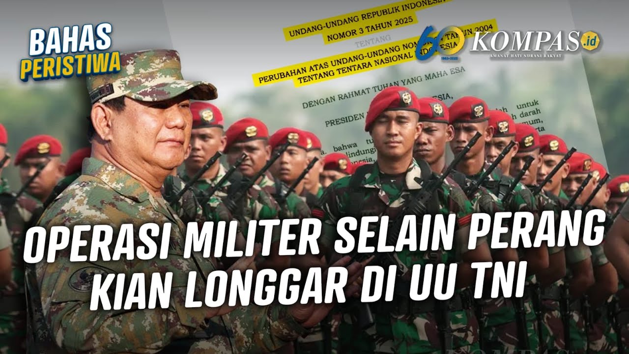 Presiden Prabowo Teken UU TNI, Operasi Militer Selain Perang Jadi Sorotan