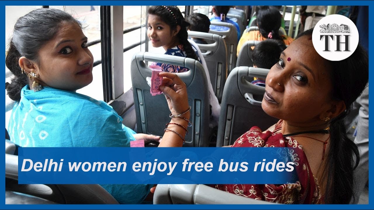Free bus rides for Delhi women