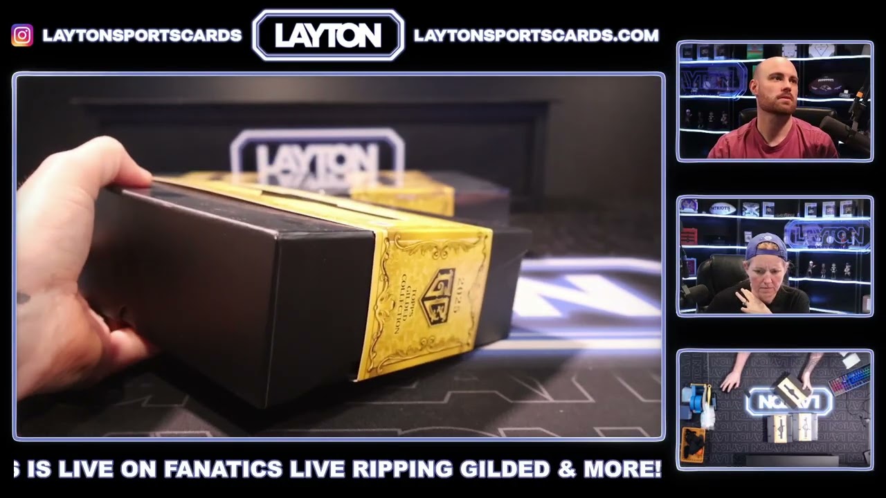 Коллекция бейсбольных карточек Topps Gilded Collection 2025 года, 4 коробки, вскрытие кейса №13.