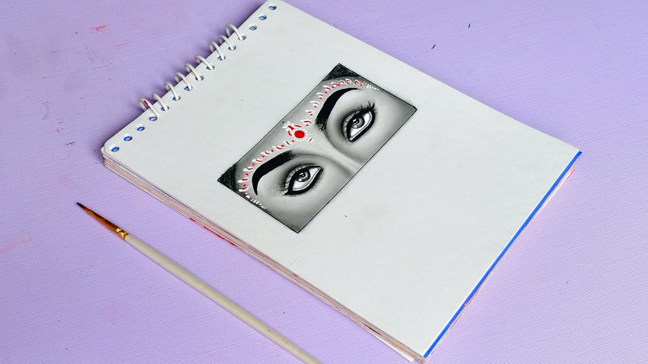 How to draw bride eyes step by step  