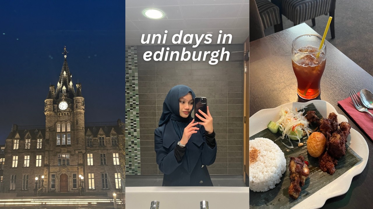 uni days in edinburgh | solo dates, all-nighter & library sesh