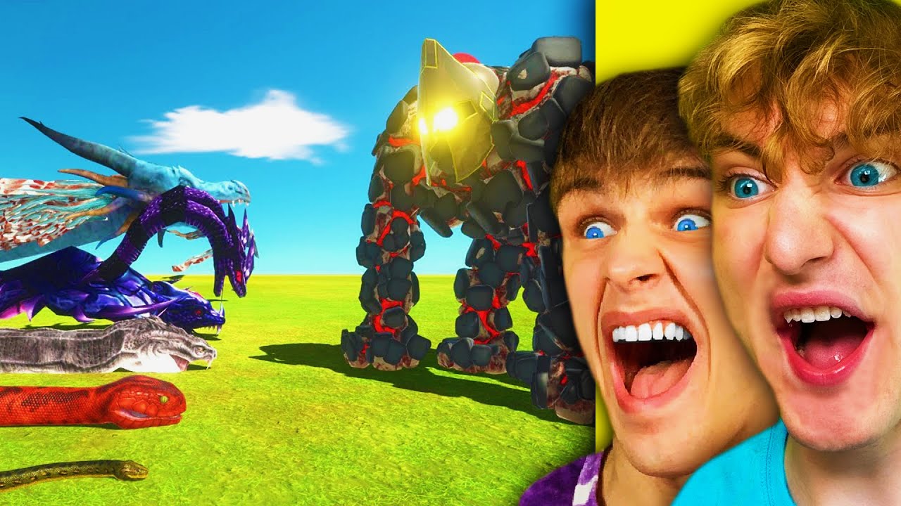 ŠÍLENÁ BITVA HADŮ vs GOLEMŮ! + @bouchalreakce7520
