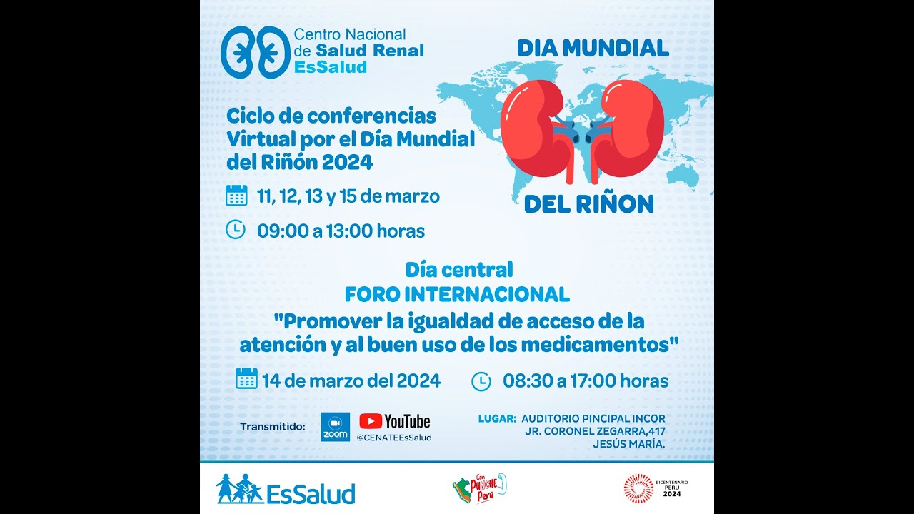 Conferencia: Día Mundial del Riñón 2024