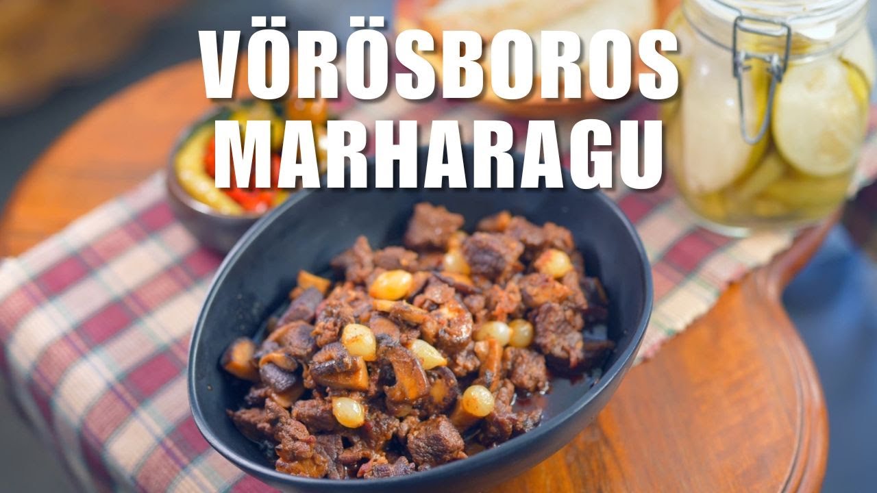Vörösboros marharagu Borbás Marcsi konyhájából #borbásmarcsi