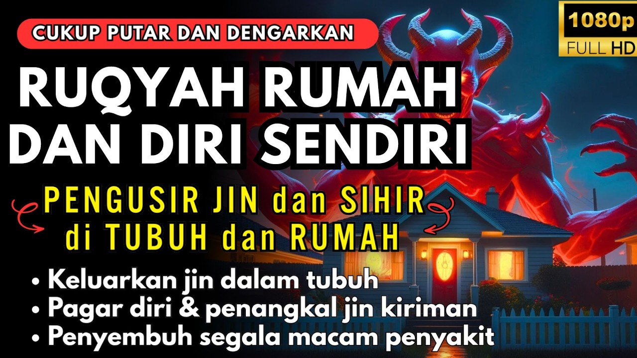 MASYAALLAH! AYAT RUQYAH PALING AMPUH PENGUSIR JIN, SIHIR & SANTET DI TUBUHMU | KUAT