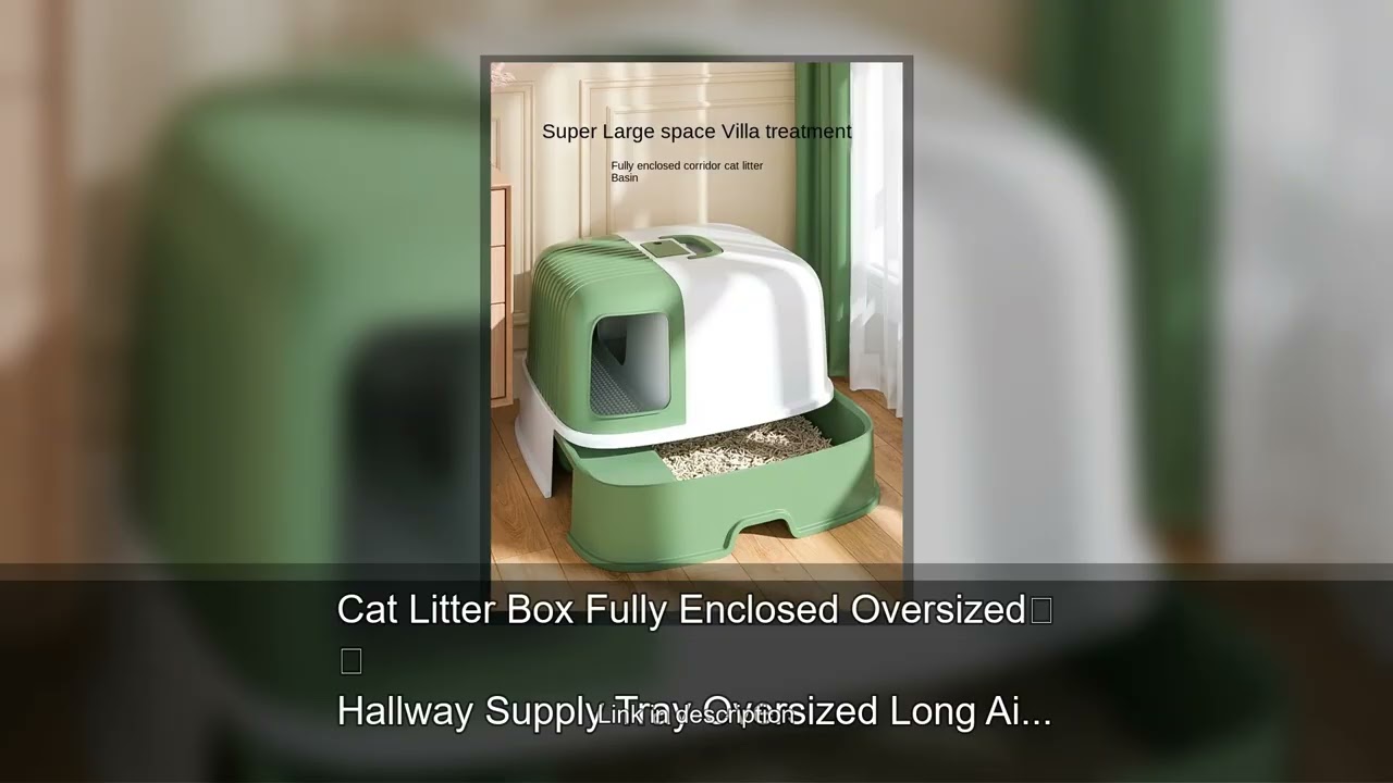 Cat Litter Box Fully Enclosed Oversized Hallway Supply Tray Oversized Long Aisle Drawer Pet Toi
