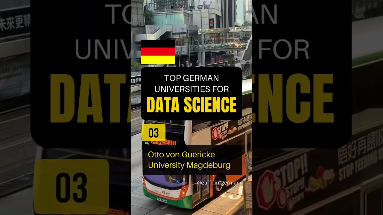 Top German Universities for Data Science | Masters in Germany | #studyingermany #germanuniversities