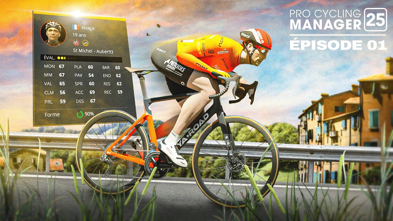 FILM PRO CYCLING MANAGER 25 - Premier pas dans le monde PRO pour Marchal [EP.1] #pcm25