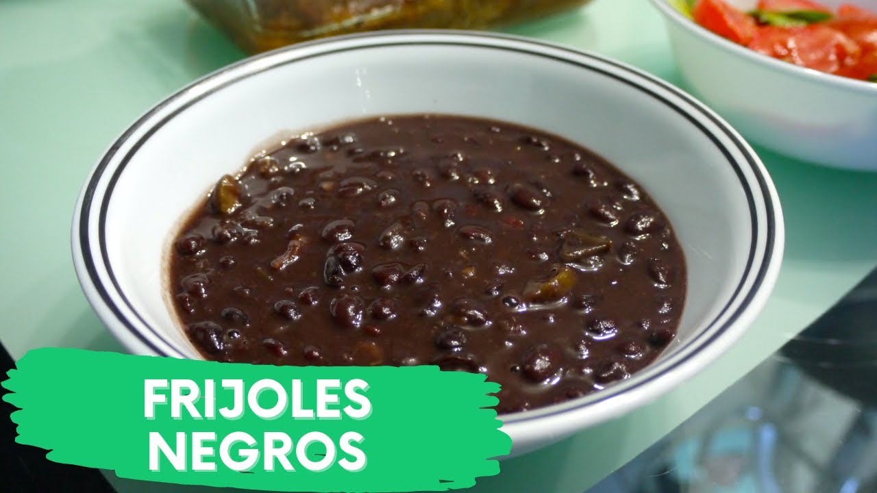 FRIJOLES NEGROS ESTILO CUBANO: potaje fácil y delicioso