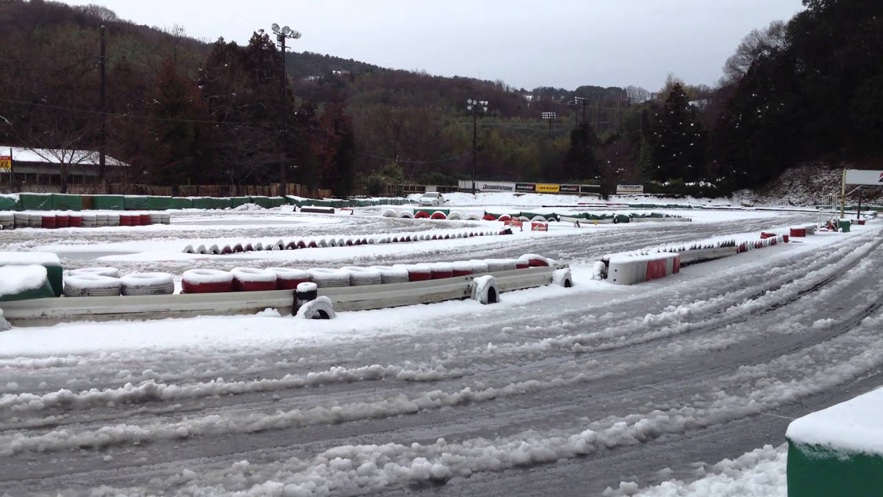 神奈川県　大井松田カートランド　2014年2月15日（土）除雪作業　レンタルカート＆レーシングカート