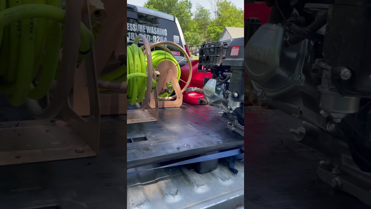 DIY Pressure washing skid. #pressurewashing #softwashing #cleaning #diy #smallbusiness #tulsa