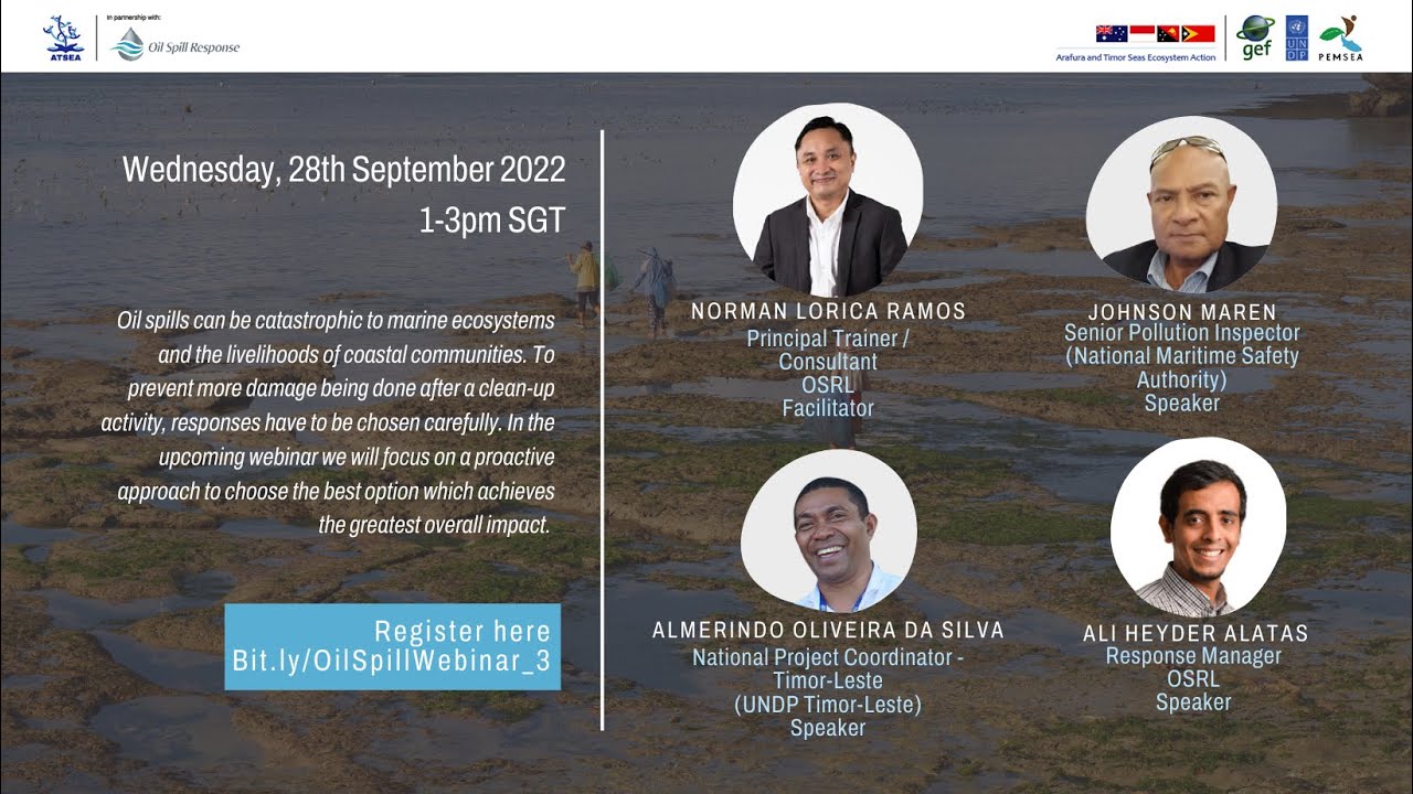 #3 Oil Spill Webinar: Net Environmental Benefit Analysis / Spill Impact Mitigation Analysis