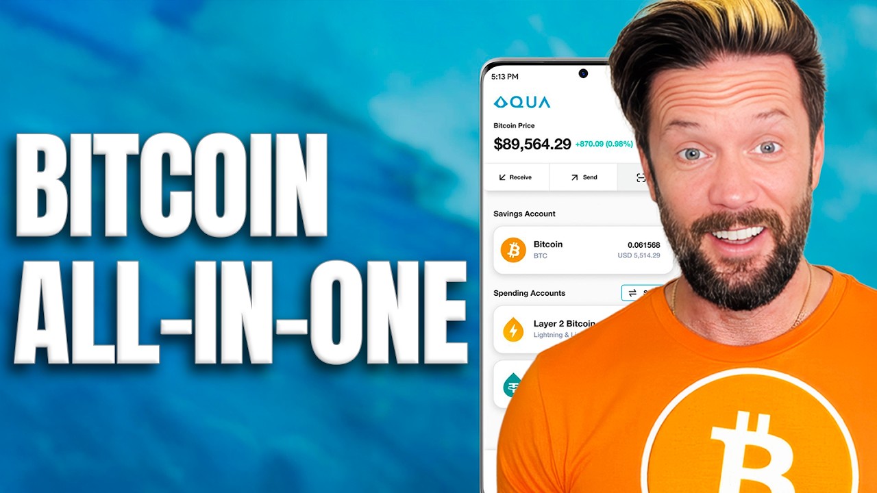 Bitcoin, Lightning & Liquid - All in Aqua Wallet