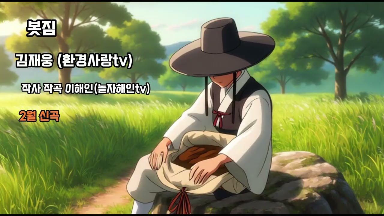 #봇짐 2월신곡 김재웅노래. 작사 작곡 이해인 #트로트 #트로트신곡 #중년의노래