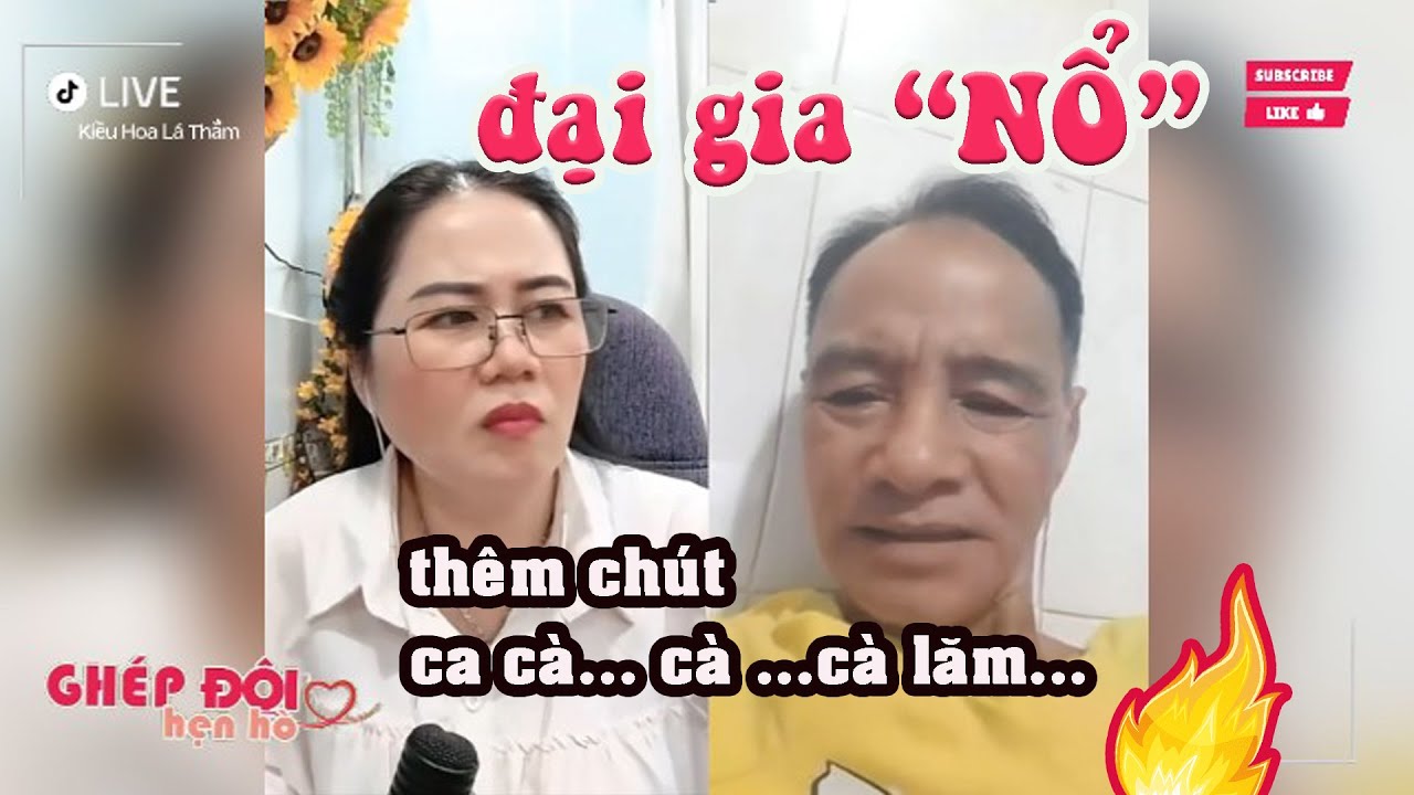 Thắm ghép đôi. Anh đại gia NỔ. tính tiền cà lăm