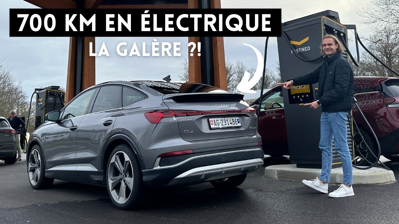 700 km en Audi Q4 e-tron: voici la réalité en voiture électrique !