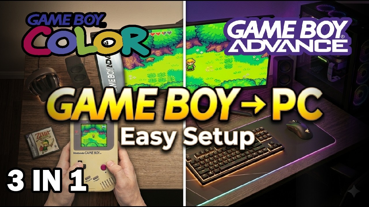 How to Play Game Boy on PC | Complete mGBA Emulator Setup Tutorial 2026