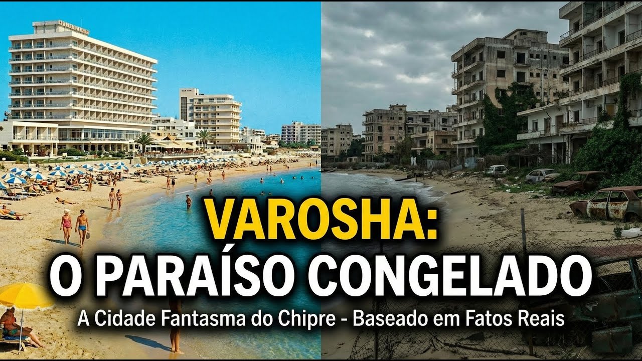 Varocha - Chipre! O VERDADEIRO Motivo pelo qual Carros, Hotéis e Lojas Pararam e tudo abandonado