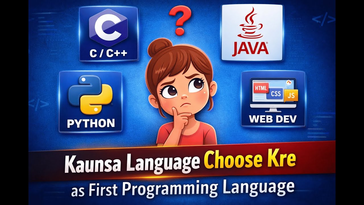 First Programming Language Kaunsa Choose Kare Beginner Guide | Programming Start Karni Hai? Ye Dekho