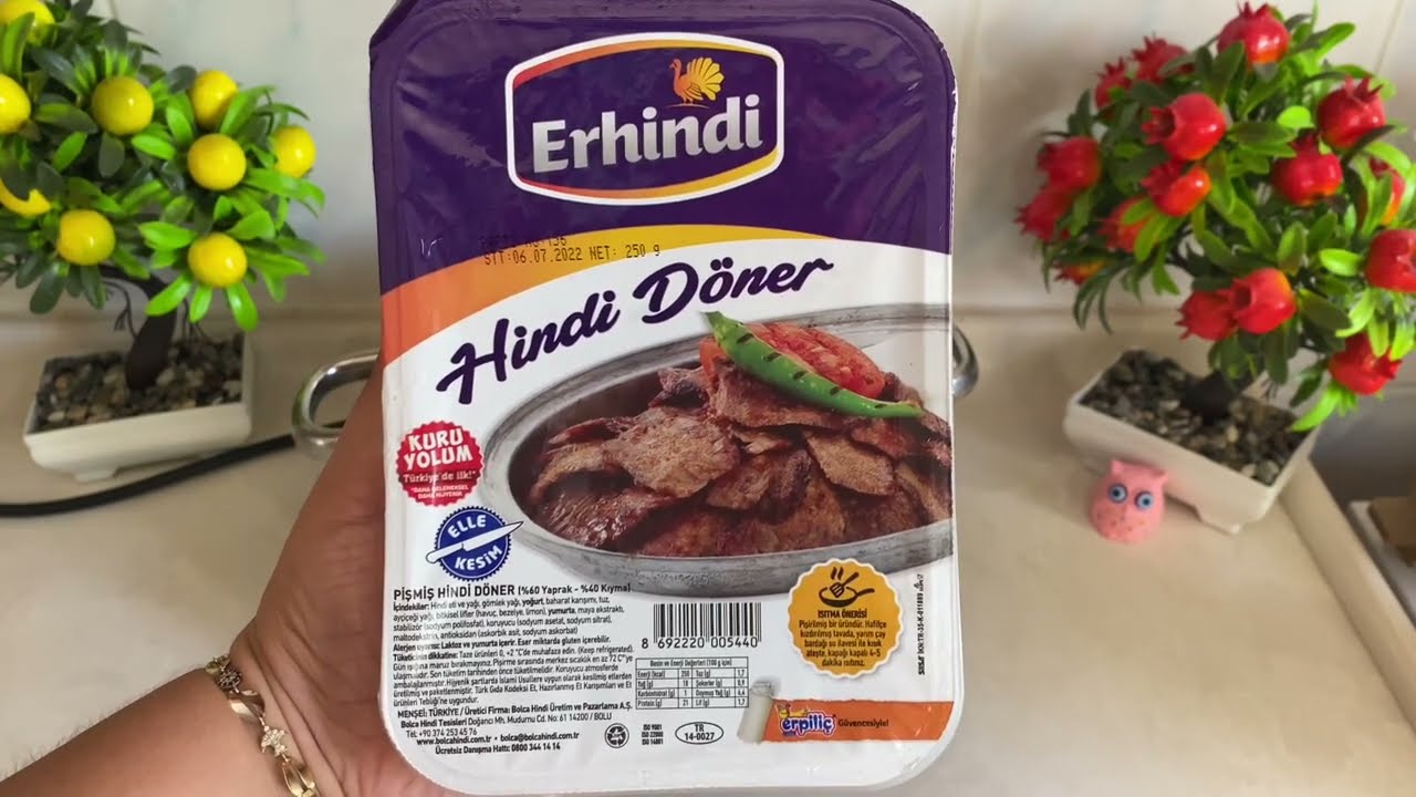 Erpiliç Erhindi Hindi Döner 🥙 A101 marketten satın aldığımız hindi döneri denedik,GÜL’ÜN GÜNCESİ 35