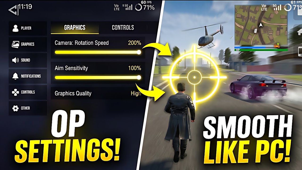 60 FPS LOCKED in MadOut2! 🔥 Basic to Advanced SECRET Settings | Hindi | #madout2 #super808#settings 