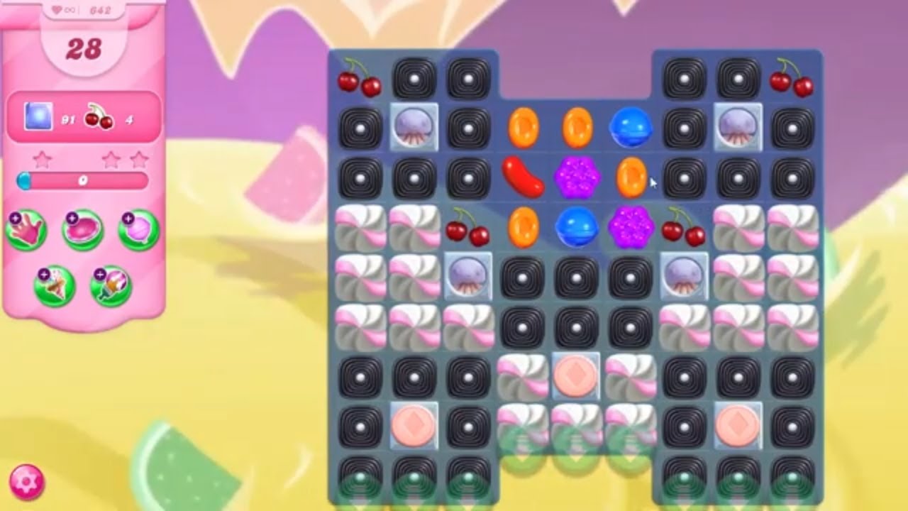 Candy Crush Saga LEVEL 642 NO BOOSTERS (new version)