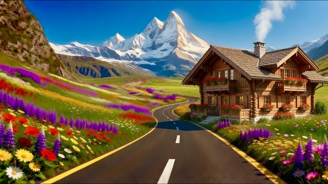 Swiss Alps : I Drove All Over Switzerland&hellip; And Found Heaven on Earth 😍 4K , Relaxing Piano