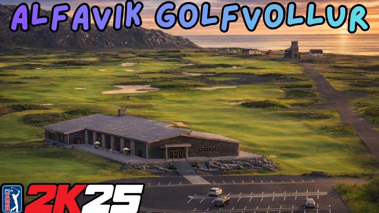 Игра в гольф на потрясающих лавовых полях | PGA TOUR 2K25