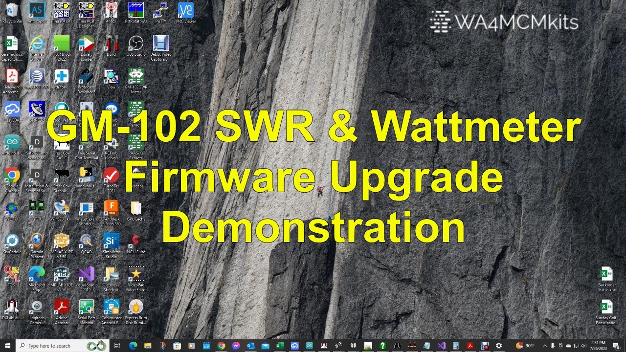 GM 102 SWR Meter Firmware Upgrade Procedure