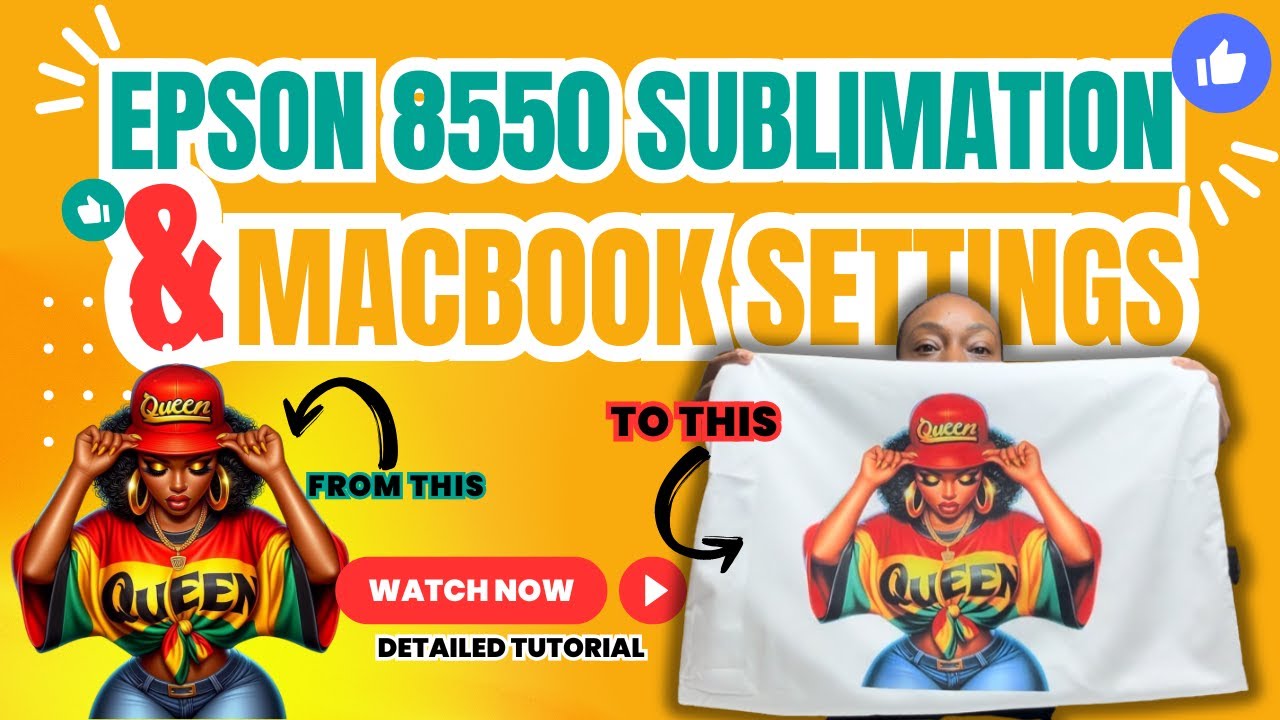 Perfect Settings for Epson-8550 Converted Printer for MACBOOK users | Step-by-Step Setup | Color Tip