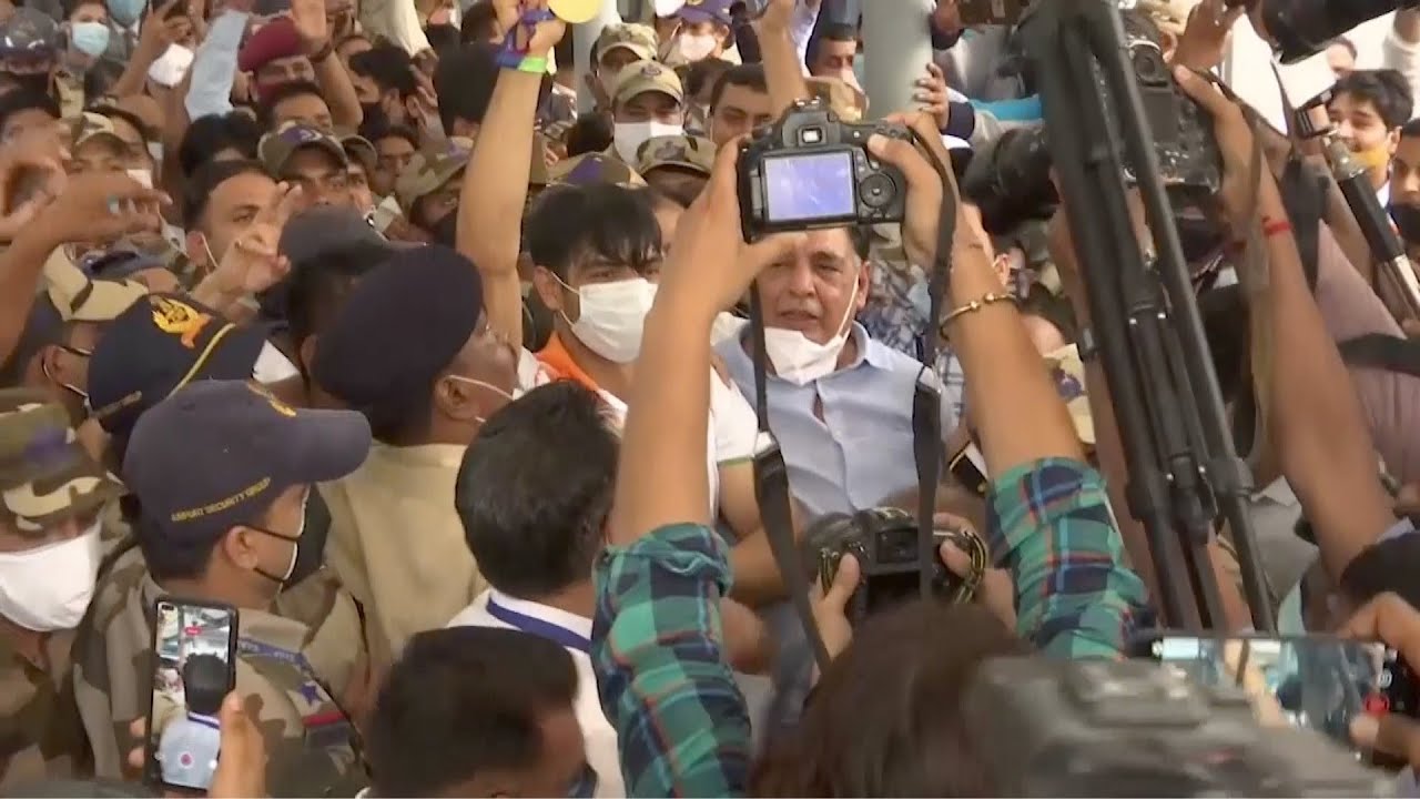 Indian Olympic medal winners return home