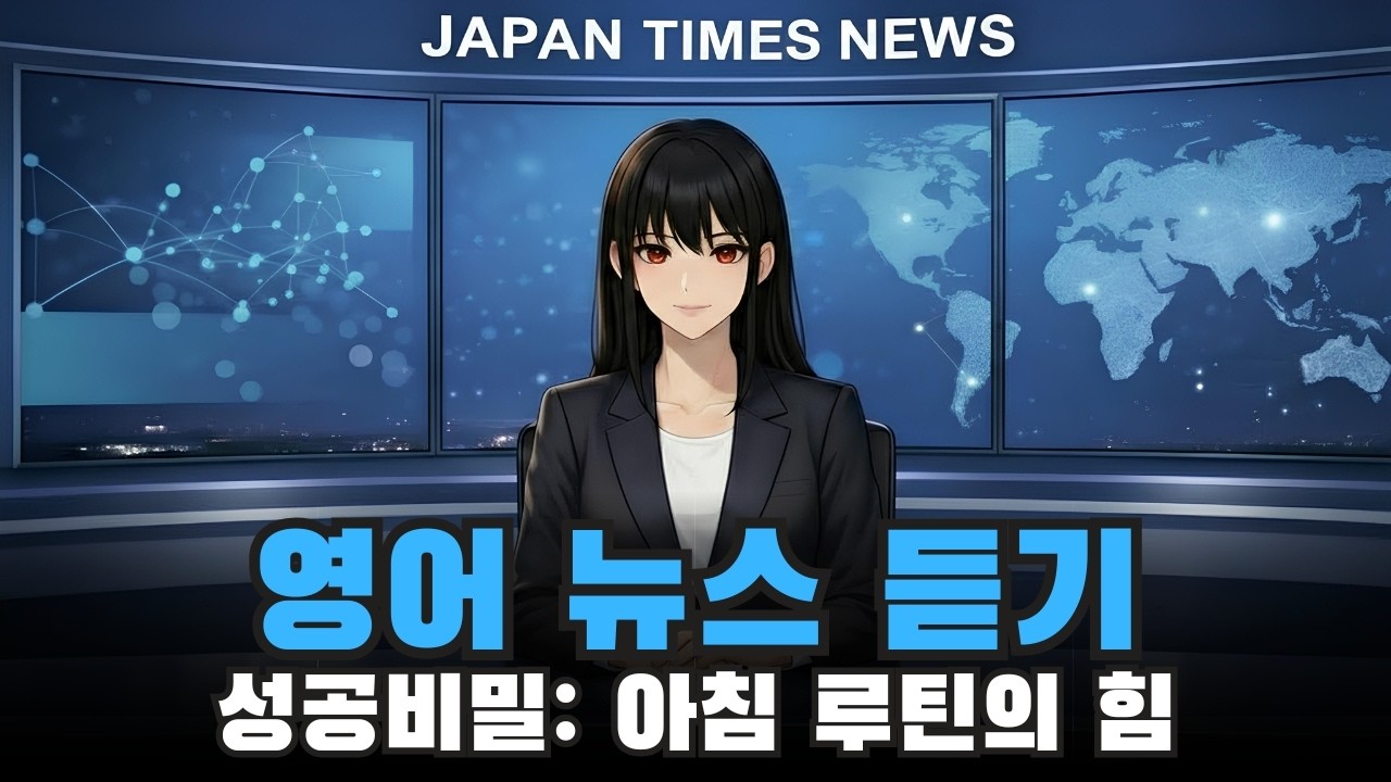 영어 듣기 연습 | 초보자를 위한 영어 뉴스: 성공의 비밀 아침 루틴의 힘 🔥