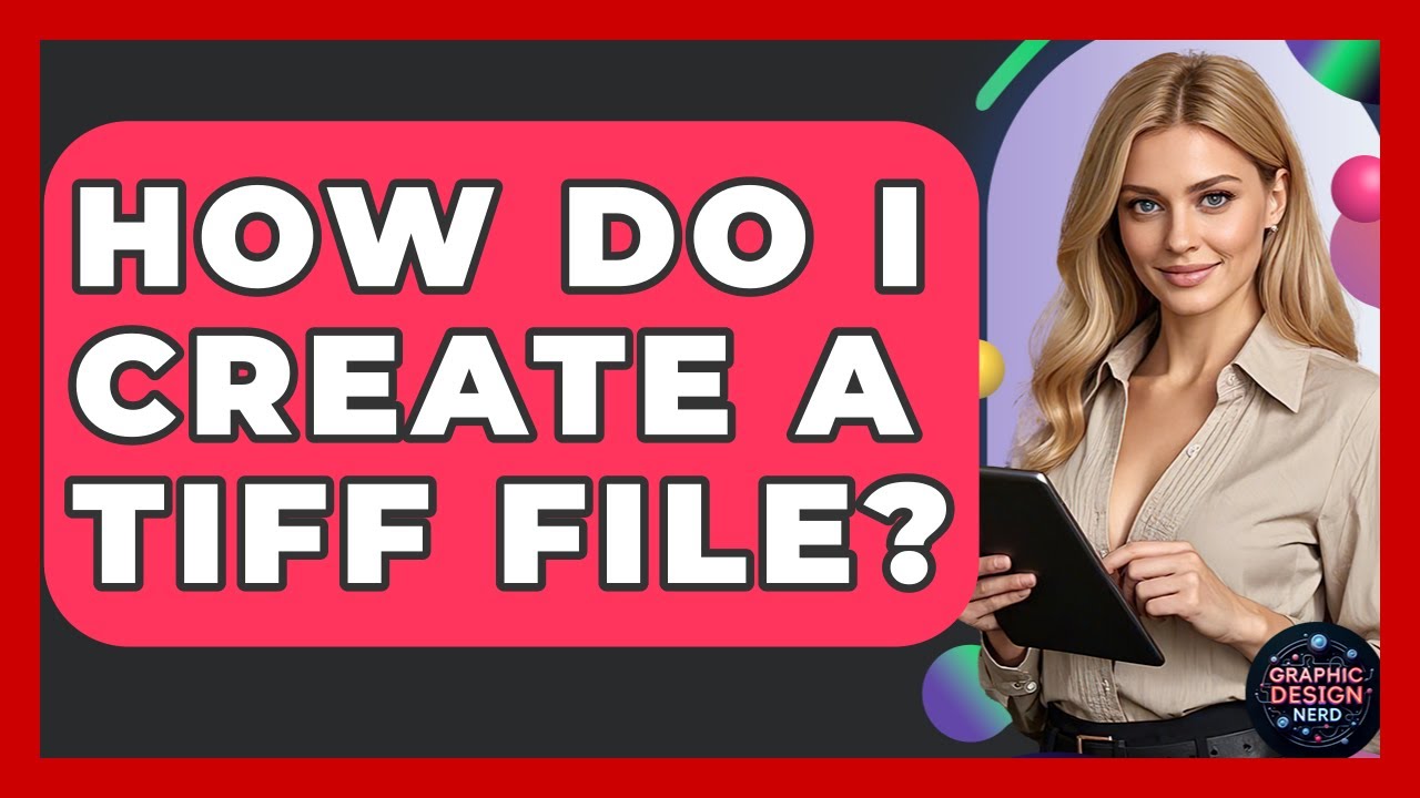Как создать файл TIFF? - Graphic Design Nerd