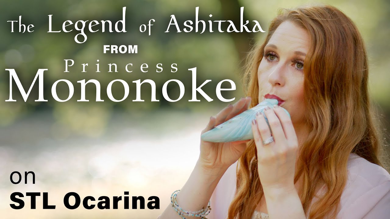 The Legend of Ashitaka - Princess Mononoke on STL Water Ocarina