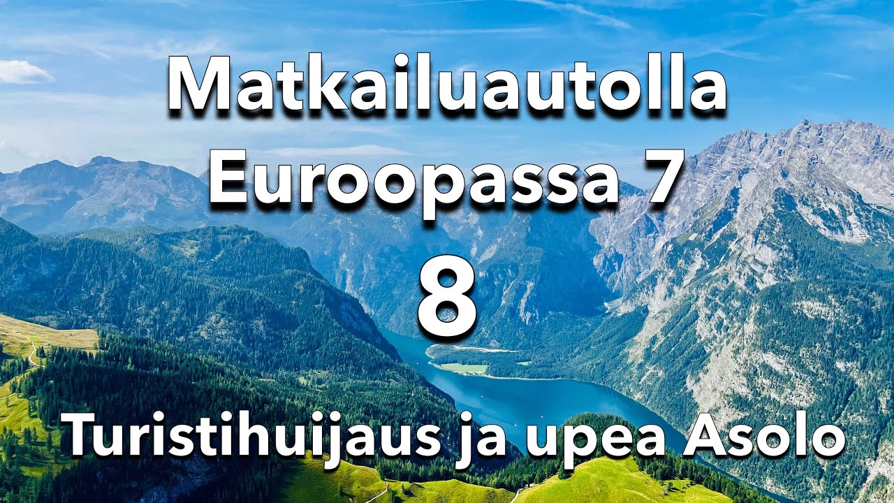 Matkailuautolla Euroopassa 7 - 8 (Pohjois-Italia)