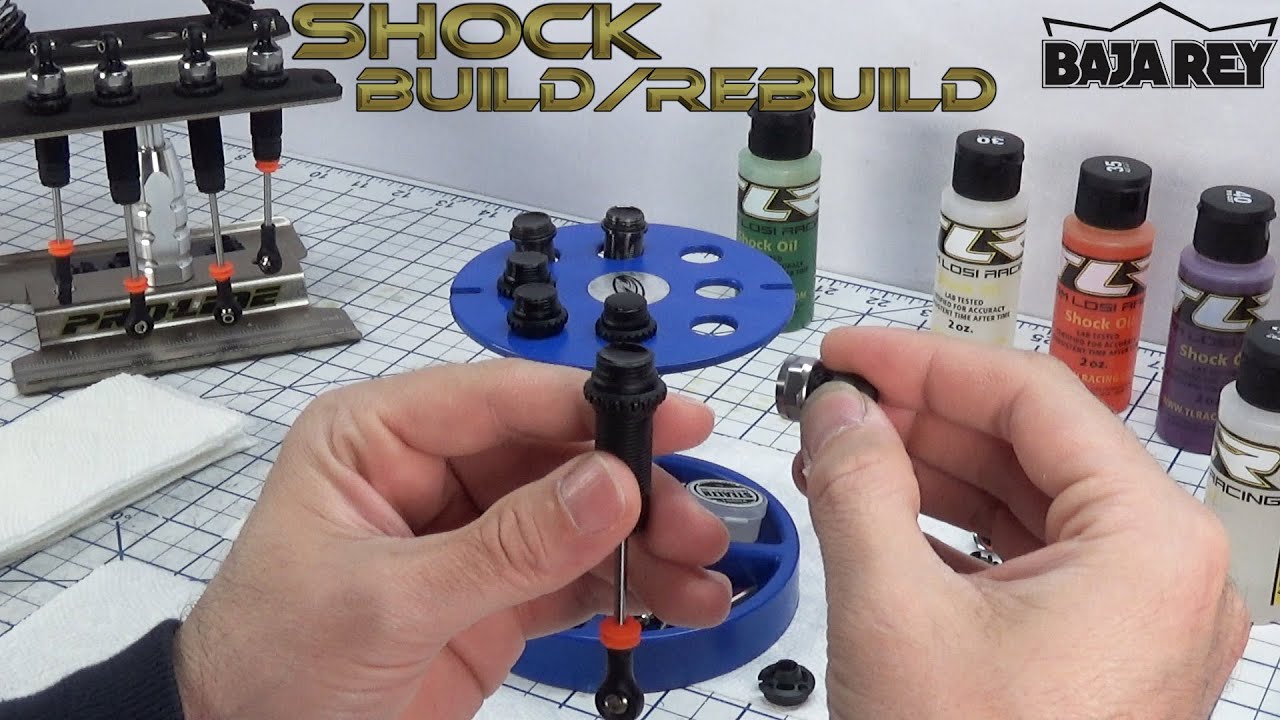How to build and rebuild Losi Baja Rey RC Shocks