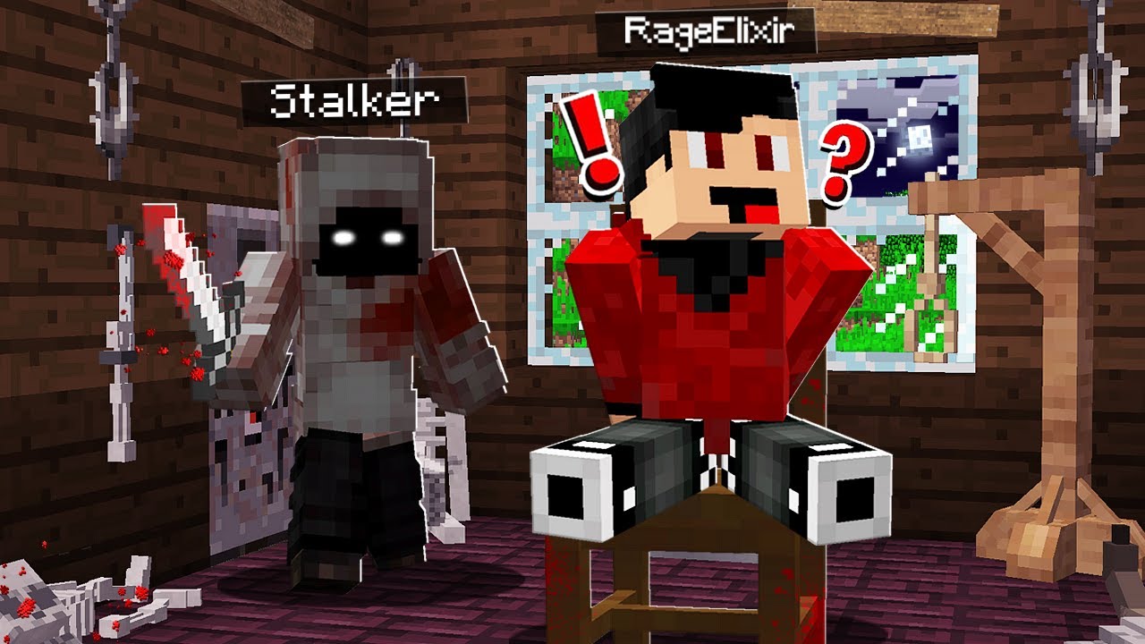 MY STALKER KIDNAPPED HIM IN MINECRAFT... (RageElixir)