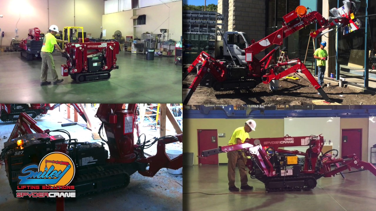 SPYDERCRANE 090 & 200 Series Mini-Crawler Cranes