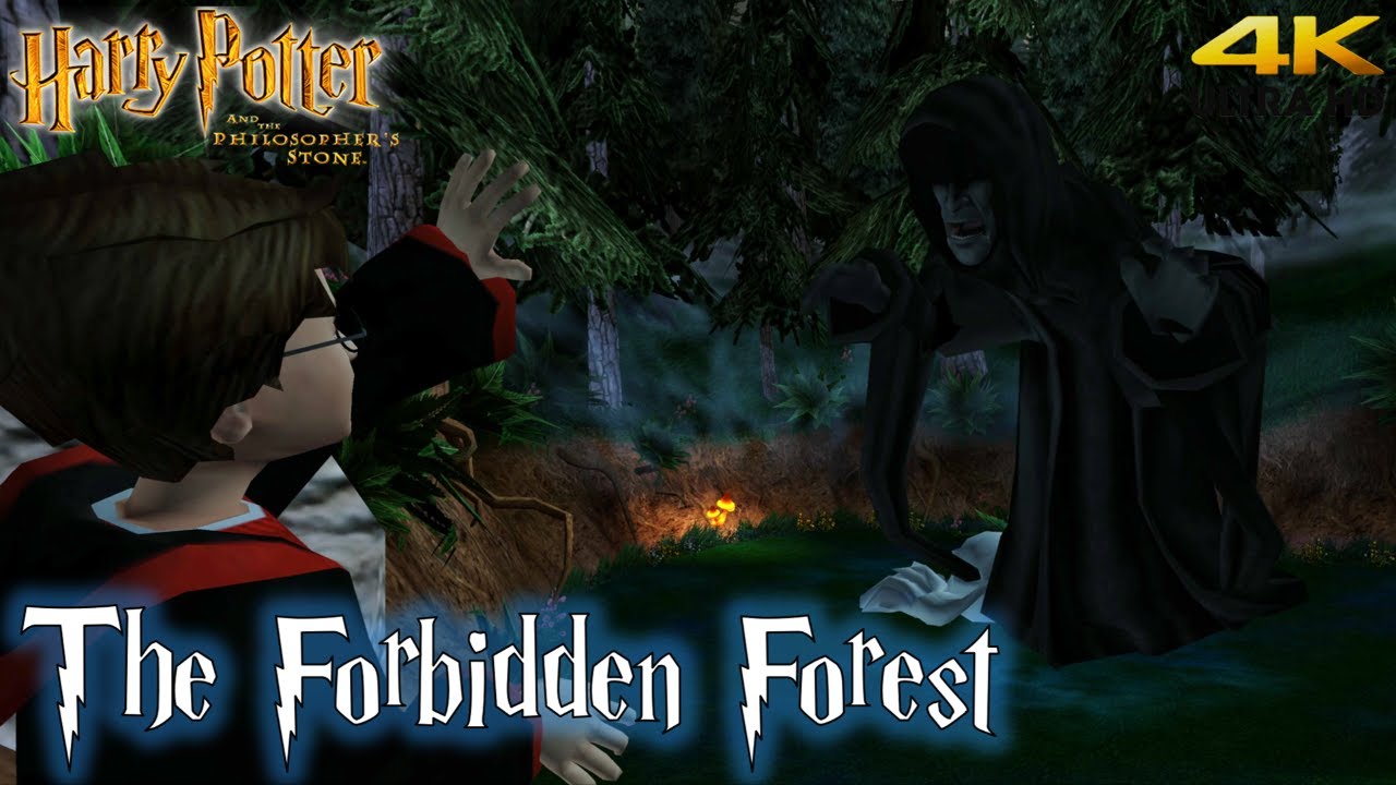 Harry Potter and the Philosopher's Stone PS2 'The Forbidden Forest' (4K)