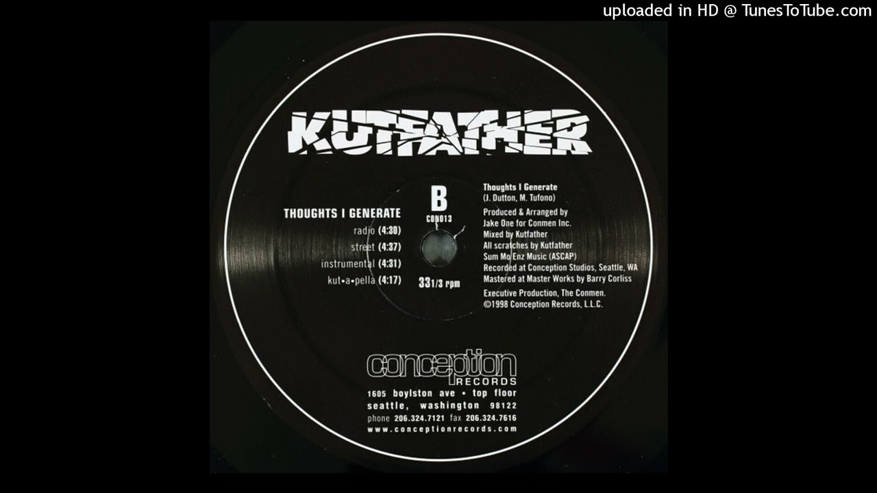 Kutfather - Thoughts I Generate (Instrumental) (1998)