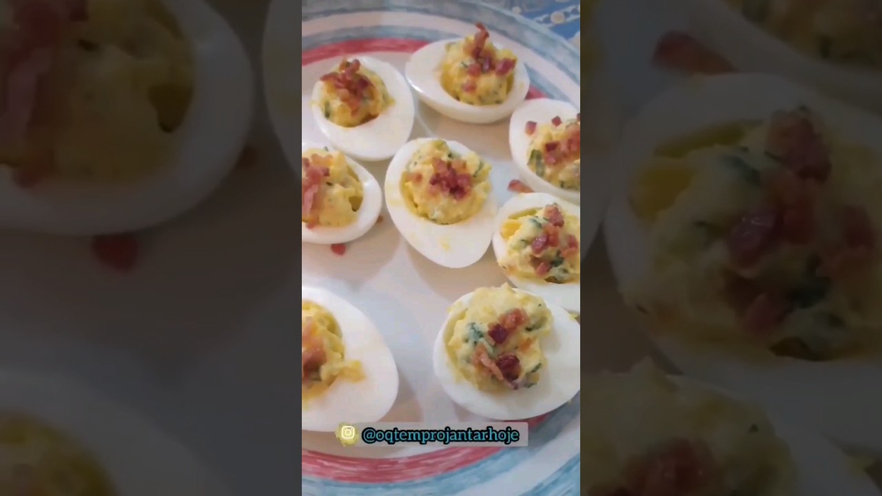OVOS CREMOSOS #shorts #ovos #petisco #receitas #culin&aacute;ria #jantar #receitafacil #comida