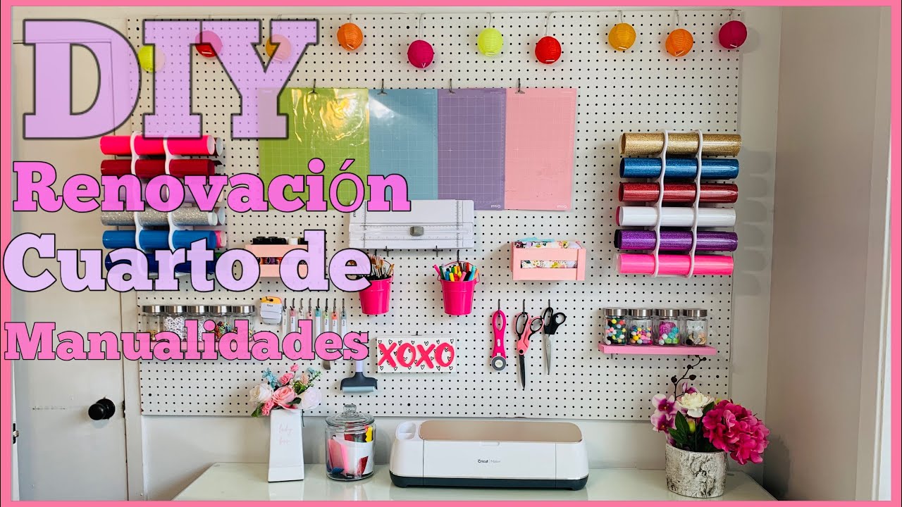 DIY// renovación cuarto de manualidades/// craft room renovation