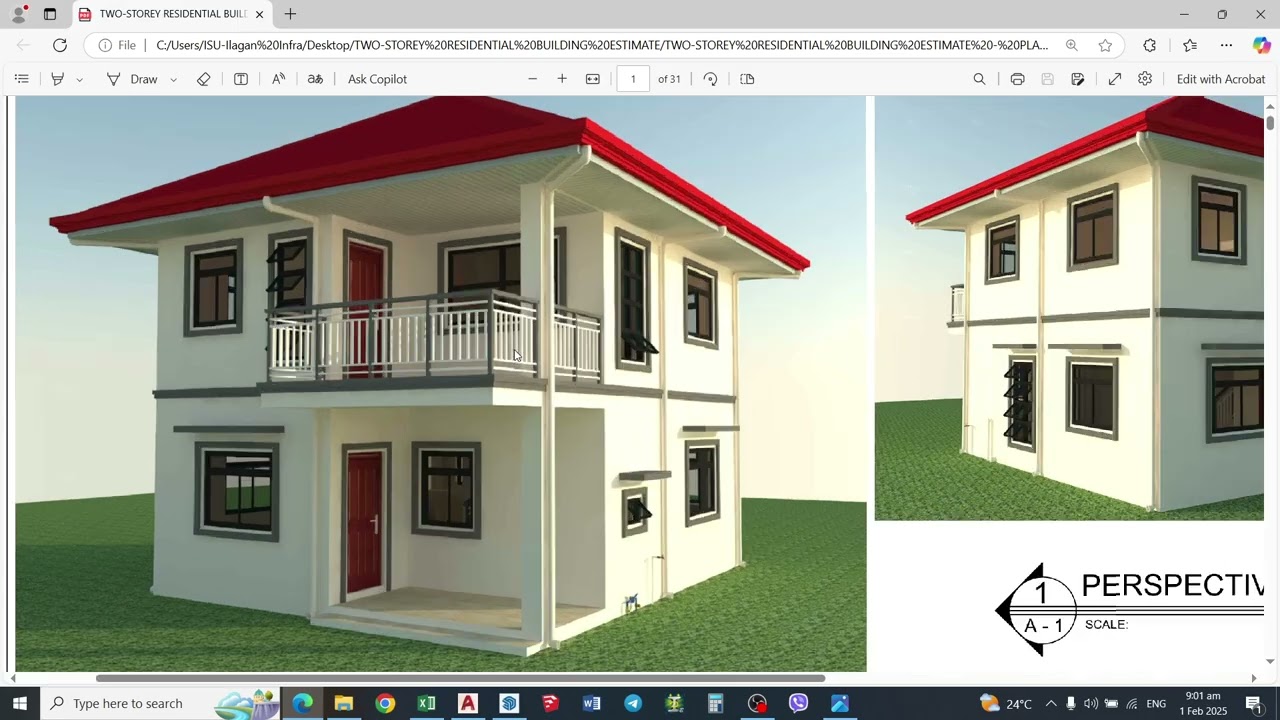 Part 20 (Painting Works) Estimate Tutorial of Two-Storey Residential Building Part 1 of 2